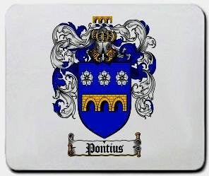 Pontius coat of arms mouse pad