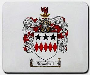 Boushell coat of arms mouse pad