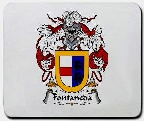 Fontaneda coat of arms mouse pad