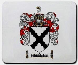 Middleton coat of arms mouse pad