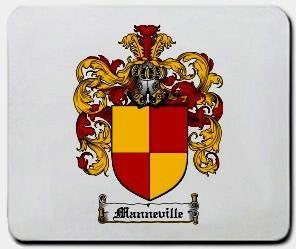 Manneville coat of arms mouse pad
