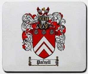 Parnell coat of arms mouse pad