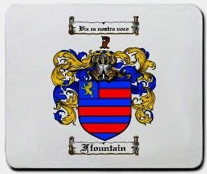 Ffountain coat of arms mouse pad