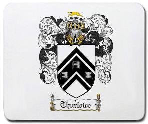 Thurlowe coat of arms mouse pad