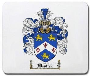 Westick coat of arms mouse pad