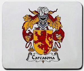 Carcasona coat of arms mouse pad