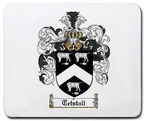 Tetstall coat of arms mouse pad