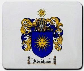 Abrahams coat of arms mouse pad