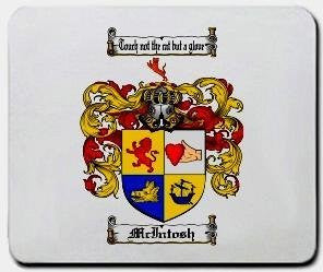 Mcintosh coat of arms mouse pad