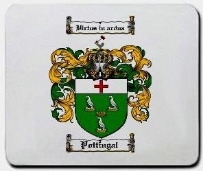 Pottingal coat of arms mouse pad