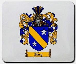 Barg coat of arms mouse pad