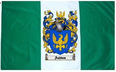 Aalders family crest coat of arms flag