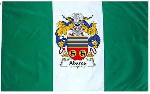 Abaroa family crest coat of arms flag