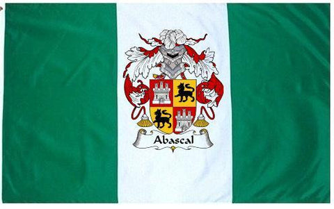 Abascal family crest coat of arms flag