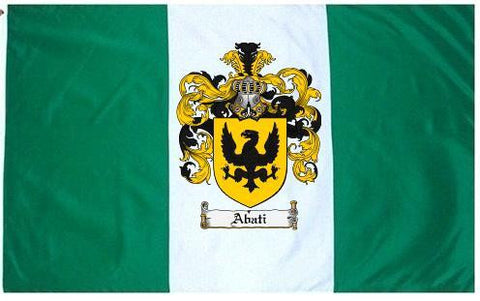 Abati family crest coat of arms flag