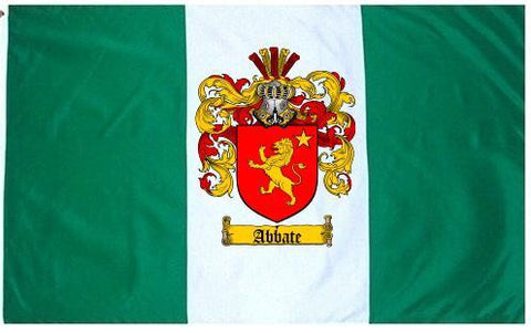 Abbate family crest coat of arms flag