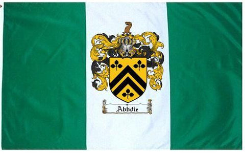 Abbdie family crest coat of arms flag