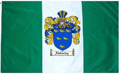 Abberley family crest coat of arms flag