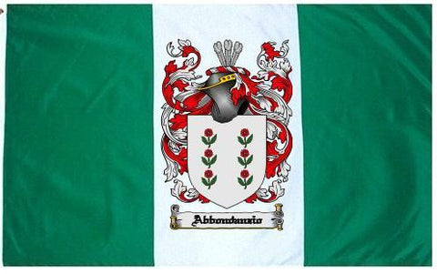 Abbondanzio family crest coat of arms flag