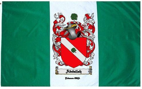 Abdallah family crest coat of arms flag