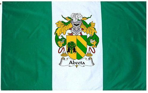 Abeeta family crest coat of arms flag