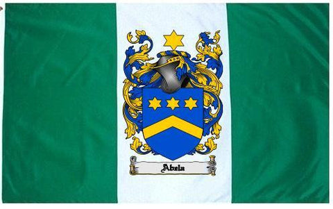 Abela family crest coat of arms flag