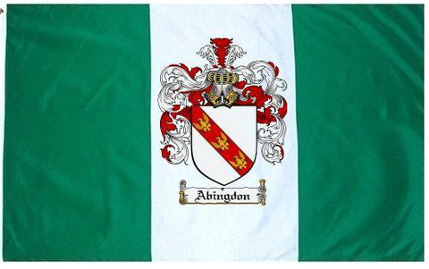 Abingdon family crest coat of arms flag