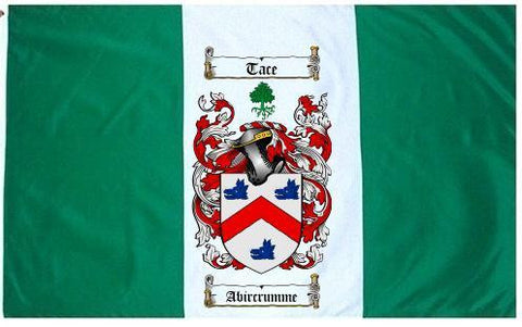 Abircrumme family crest coat of arms flag