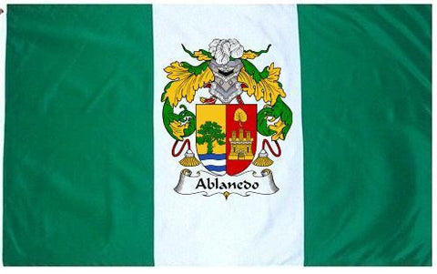 Ablanedo family crest coat of arms flag