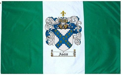 Ablitt family crest coat of arms flag