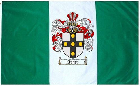 Abner family crest coat of arms flag