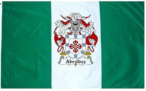 Abraldez family crest coat of arms flag