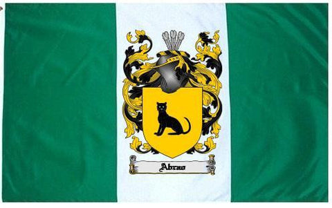 Abrao family crest coat of arms flag