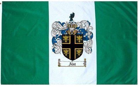 Abt family crest coat of arms flag