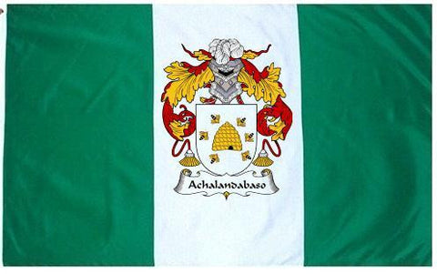 Achalandabaso family crest coat of arms flag