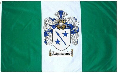 Achinmouttie family crest coat of arms flag