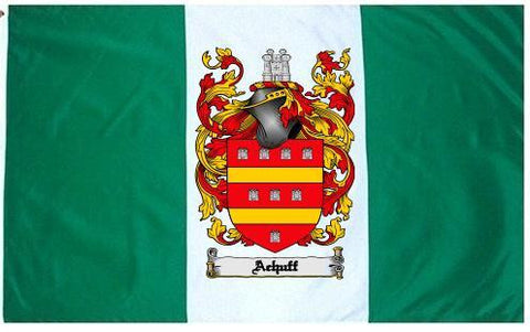 Achuff family crest coat of arms flag