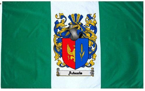 Adamis family crest coat of arms flag