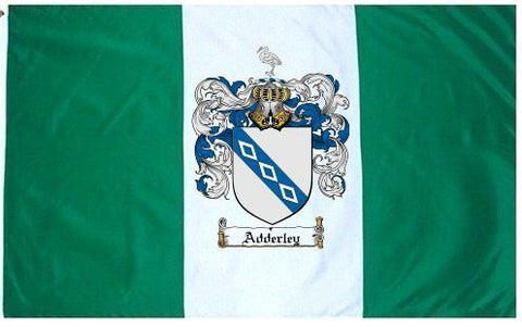 Adderley family crest coat of arms flag