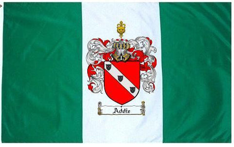 Addie family crest coat of arms flag