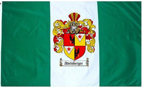 Adelsberger family crest coat of arms flag