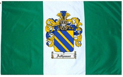 Adhemar family crest coat of arms flag