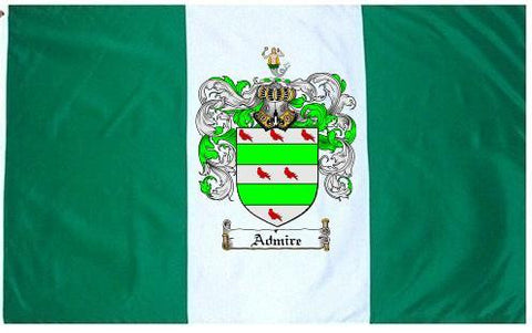 Admire family crest coat of arms flag