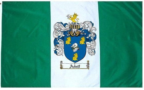 Adolf family crest coat of arms flag