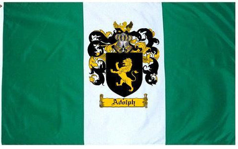 Adolph family crest coat of arms flag