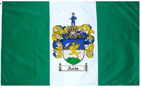 Aerts family crest coat of arms flag