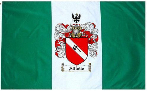 Affinito family crest coat of arms flag