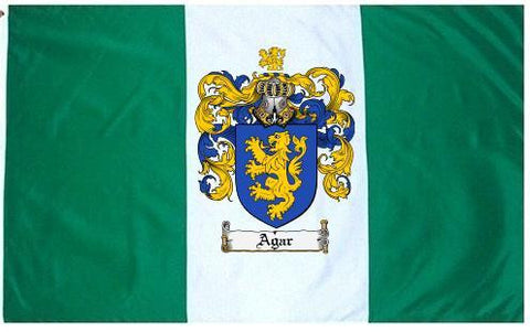 Agar family crest coat of arms flag