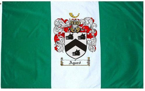 Agard family crest coat of arms flag