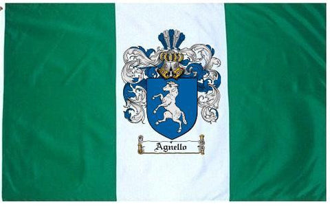 Agnello family crest coat of arms flag